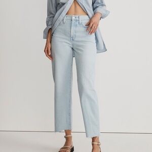 Madewell | The Perfect Vintage Wide Leg Crop Jeans | Size 24